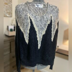 80’s VINTAGE: MAX BRADLEY “DRIPS” SWEATER